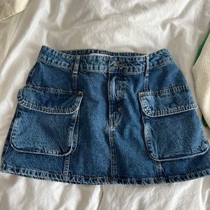 Zara cargo skirt